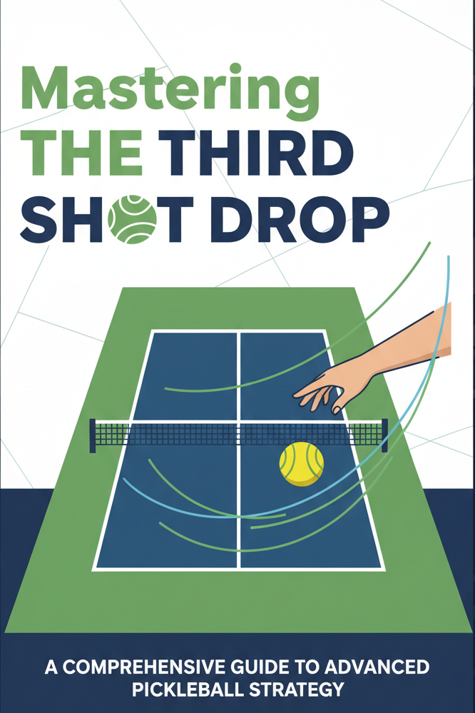 Pickleball third shot drop PDF guide cover